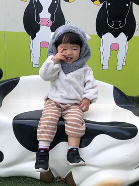 ryumacodeさん（キッズ・80cm）の冬コーディネート