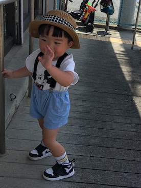 ryumacodeさん（キッズ・80cm）の夏コーディネート