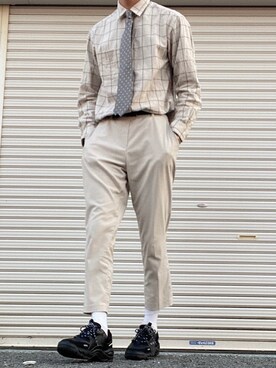 「アイテム（フォーマルスーツ/小物）」を使った、harutsugu12さん（メンズ・181cm・20代）の冬コーディネート