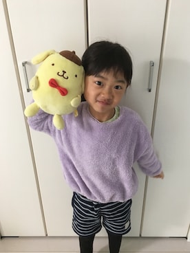 「SCAMP CAMP」｜yuyu+a-chiさん（キッズ・110cm）の春コーディネート