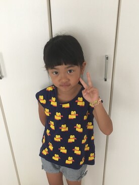 yuyu+a-chiさん（キッズ・110cm）の夏コーディネート