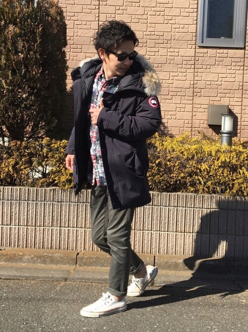Masa Canada Gooseのダウンジャケット コートを使ったコーディネート Wear
