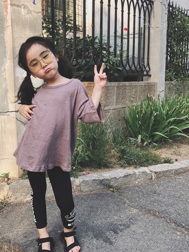 「sonsanddaughters」｜Taoziiiさん（キッズ・120cm）の夏コーディネート