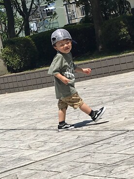 「息子服」｜cha-kyさん（キッズ・90cm）の夏コーディネート