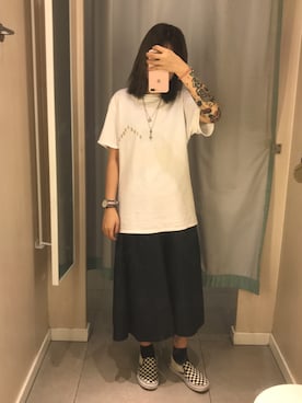 「アイテム（スリッポン、その他）」を使った、Hedyroseさん（レディース・161cm）の夏コーディネート