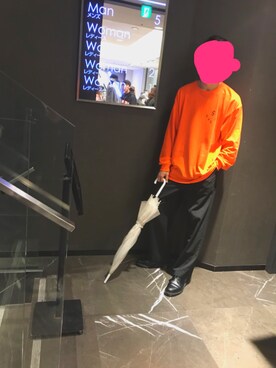 「wearhalloween2017」｜「アイテム（スラックス）」を使った、takuさん（メンズ・180cm）の秋コーディネート