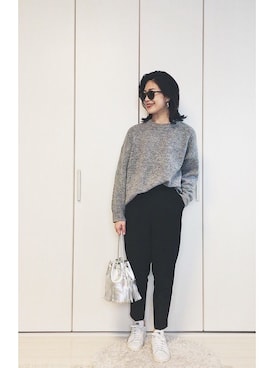 「アイテム（ピアス（両耳用））」を使った、yumi_mamaさん（レディース・159cm・30代）の春コーディネート