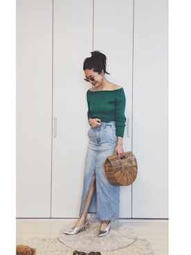 「アイテム（ピアス（両耳用））」を使った、yumi_mamaさん（レディース・159cm・30代）の春コーディネート