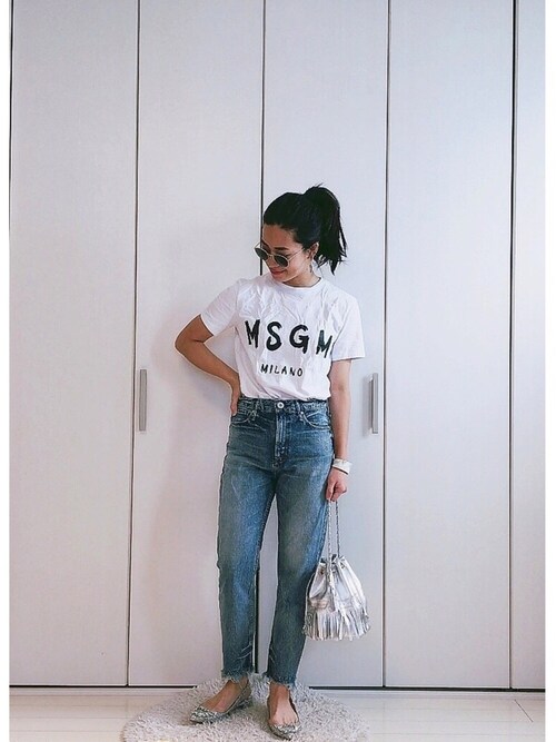 yumi_mama｜MSGMのTシャツ/カットソーを使ったコーディネート - WEAR
