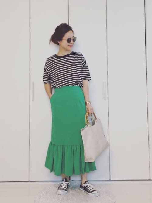 Yumi Mama スカートを使ったコーディネート Wear
