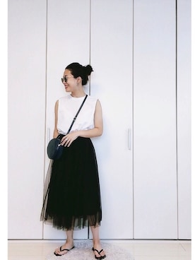 UNITED ARROWS(ユナイテッドアローズ)の「UBCS チュール ギャザー