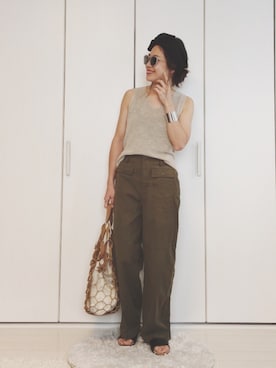 yumi_mamaさん（レディース・159cm）の夏コーディネート