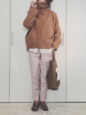 「GOUT COMMUN（グーコミューン）のアイテム」を使った、yumi_mamaさん（レディース・159cm）の冬コーディネート