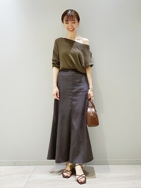 「ボストンバッグ」｜yoshimiさん（レディース・167cm）の夏コーディネート