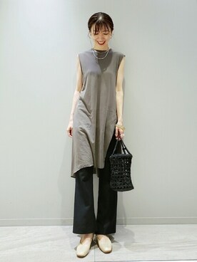 「アイテム（その他シューズ）」を使った、yoshimiさん（レディース・167cm）の夏コーディネート