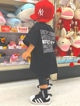 「1歳半」｜「アイテム（キャップ）」を使った、hhhhさん（レディース・154cm）の夏コーディネート
