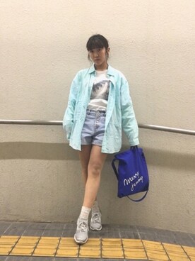 Ayumi Onishiさん(レディース・154cm)の春コーディネート