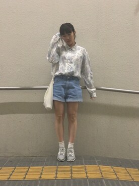 Ayumi Onishiさん（レディース・154cm）の春コーディネート