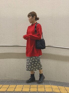 「ゆるずる」｜Ayumi Onishiさん（レディース・154cm）の秋コーディネート