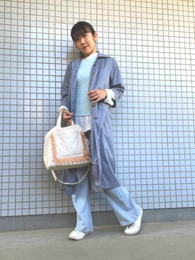 Ayumi Onishiさん（レディース・153cm）の冬コーディネート