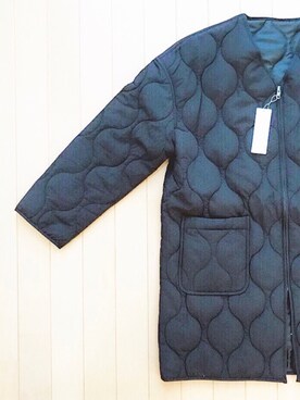 「キルティングコート」｜なお なお。さん（レディース・159cm）の冬コーディネート