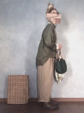 「RETORON（レトロン）のアイテム」を使った、なお なお。さん（レディース・159cm）の秋コーディネート