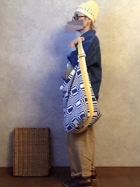 「Johanna Gullichsen」｜「アイテム（ジャケット/アウター）」を使った、なお なお。さん（レディース・159cm）の秋コーディネート