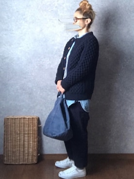 「ATHENA DESIGNS（アテナデザイン）のアイテム」を使った、なお なお。さん（レディース・159cm）の冬コーディネート