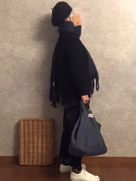 「ATHENA DESIGNS（アテナデザイン）のアイテム」を使った、なお なお。さん（レディース・159cm）の冬コーディネート