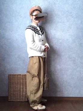 なお なお。さん（レディース・159cm）の冬コーディネート