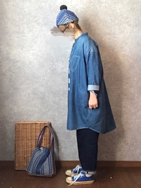 「bukht」｜「アイテム（その他）」を使った、なお なお。さん（レディース・159cm）の冬コーディネート
