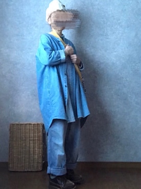 「Johanna Gullichsen」｜「アイテム（オールインワン・サロペット）」を使った、なお なお。さん（レディース・159cm）の冬コーディネート