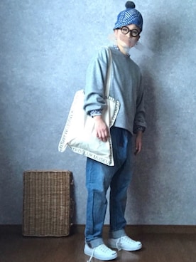 「UNTITLED（アンタイトル）のアイテム（パンツ）」を使った、なお なお。さん（レディース・159cm）の春コーディネート