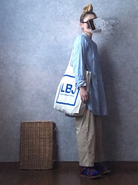 「ROBERTA SETTELS（ロベルタセッタ）のアイテム（シューズ）」を使った、なお なお。さん（レディース・159cm）の夏コーディネート