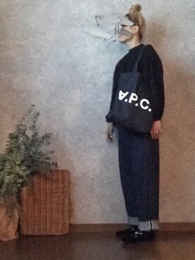 「カンフーシューズ」｜なお なお。さん（レディース・159cm）の秋コーディネート