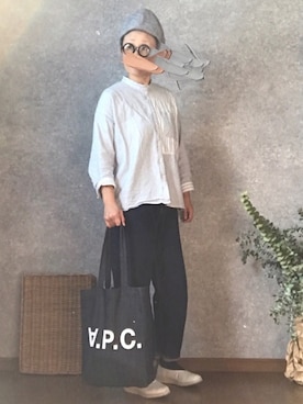 「カンフーシューズ」｜なお なお。さん（レディース・159cm）の秋コーディネート