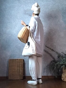 「カンフーシューズ」｜なお なお。さん（レディース・159cm）の秋コーディネート