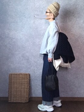 「ATHENA DESIGNS（アテナデザイン）のアイテム」を使った、なお なお。さん（レディース・159cm）の冬コーディネート