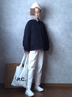 「カンフーシューズ」｜なお なお。さん（レディース・159cm）の春コーディネート