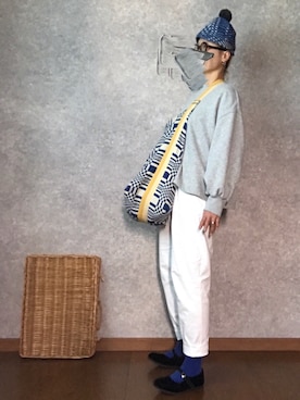 「カンフーシューズ」｜なお なお。さん（レディース・159cm）の春コーディネート