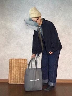 「orslow」｜「アイテム（オールインワン・サロペット）」を使った、なお なお。さん（レディース・159cm）の春コーディネート