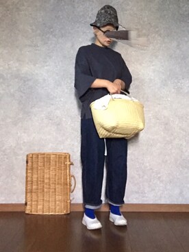 「カンフーシューズ」｜なお なお。さん（レディース・159cm）の春コーディネート