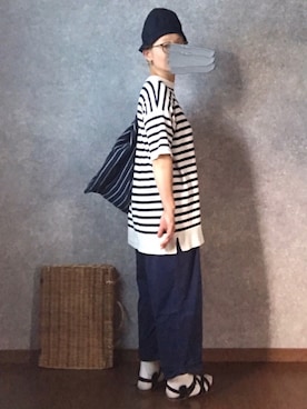 「ROBERTA SETTELS（ロベルタセッタ）のアイテム（シューズ）」を使った、なお なお。さん（レディース・160cm）の夏コーディネート