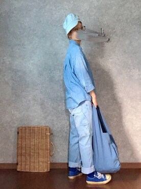 「Lin français d'antan」｜なお なお。さん（レディース・160cm）の夏コーディネート