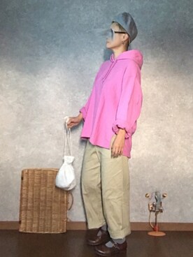 「Lin français d'antan」｜なお なお。さん（レディース・159cm）の秋コーディネート