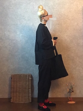 「カンフーシューズ」｜なお なお。さん（レディース・159cm）の秋コーディネート