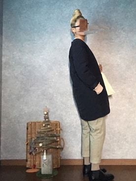 「オールドマンズテーラー」｜「アイテム（ジャケット/アウター）」を使った、なお なお。さん（レディース・159cm）の冬コーディネート