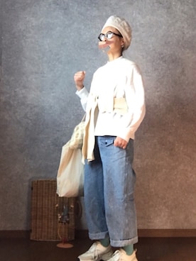なお なお。さん（レディース・159cm）の冬コーディネート
