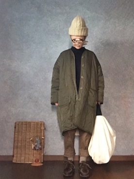 なお なお。さん（レディース・159cm）の冬コーディネート