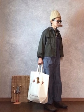 「LOLO LIKE（ロロライク）のアイテム」を使った、なお なお。さん（レディース・159cm）の春コーディネート